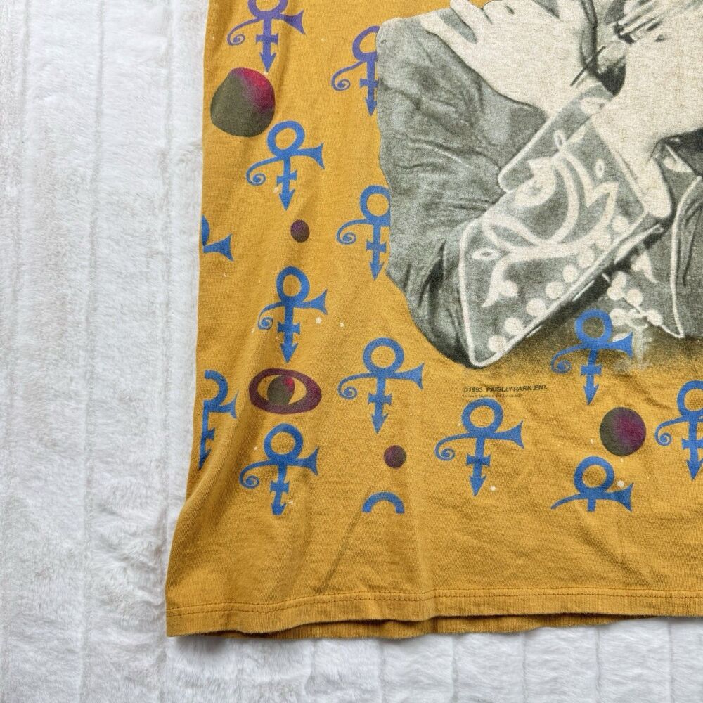 VTG 93 Brockum Prince All Over Print T-Shirt XL Band Rap Tee Single Stitch RARE - Picture 12 of 16